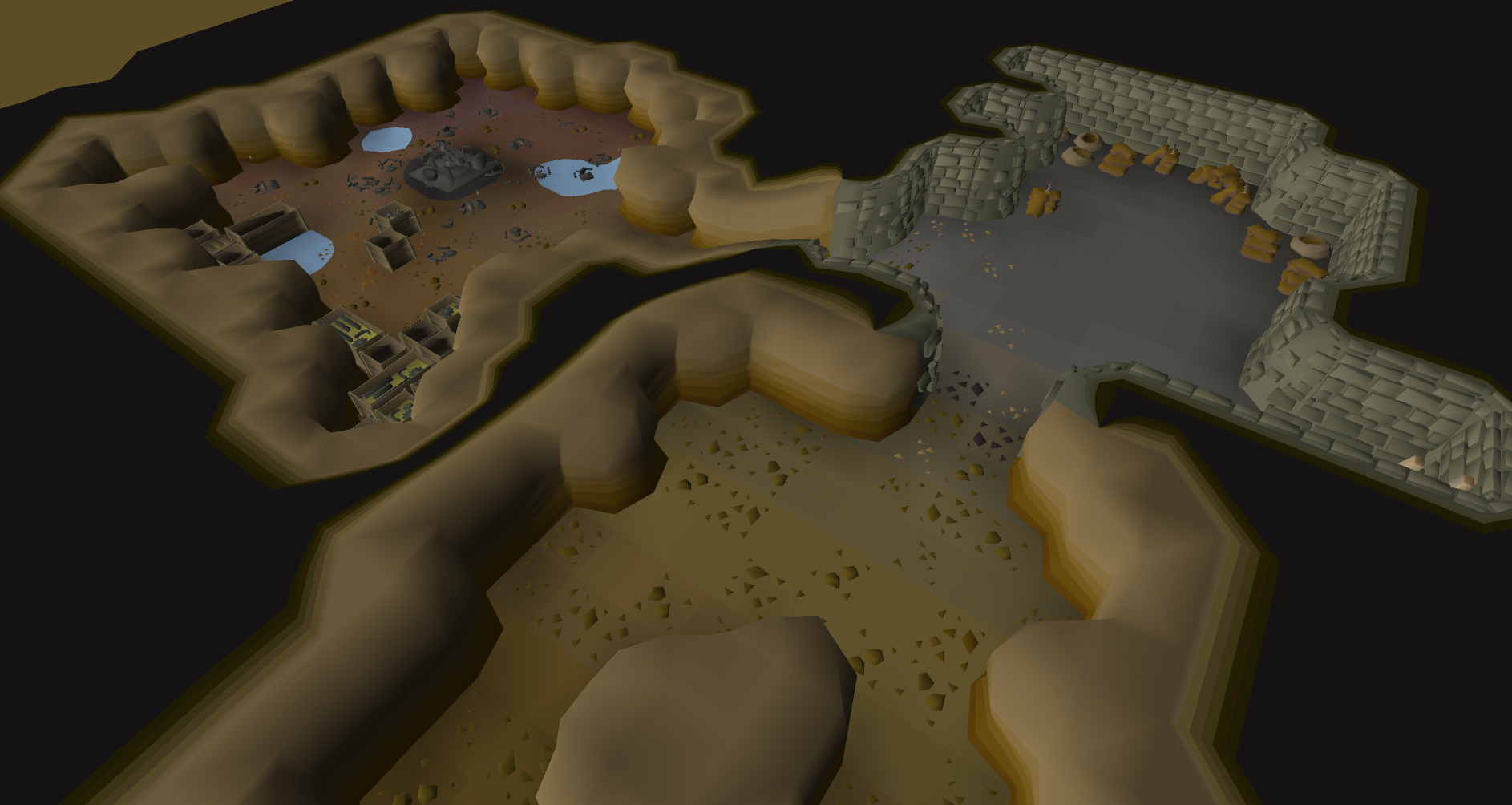 Water mill cellar