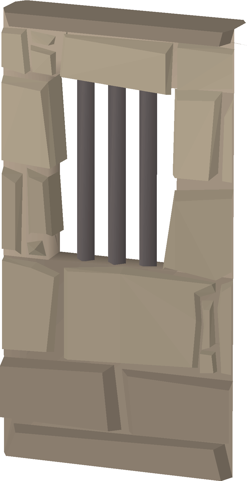 Barred window