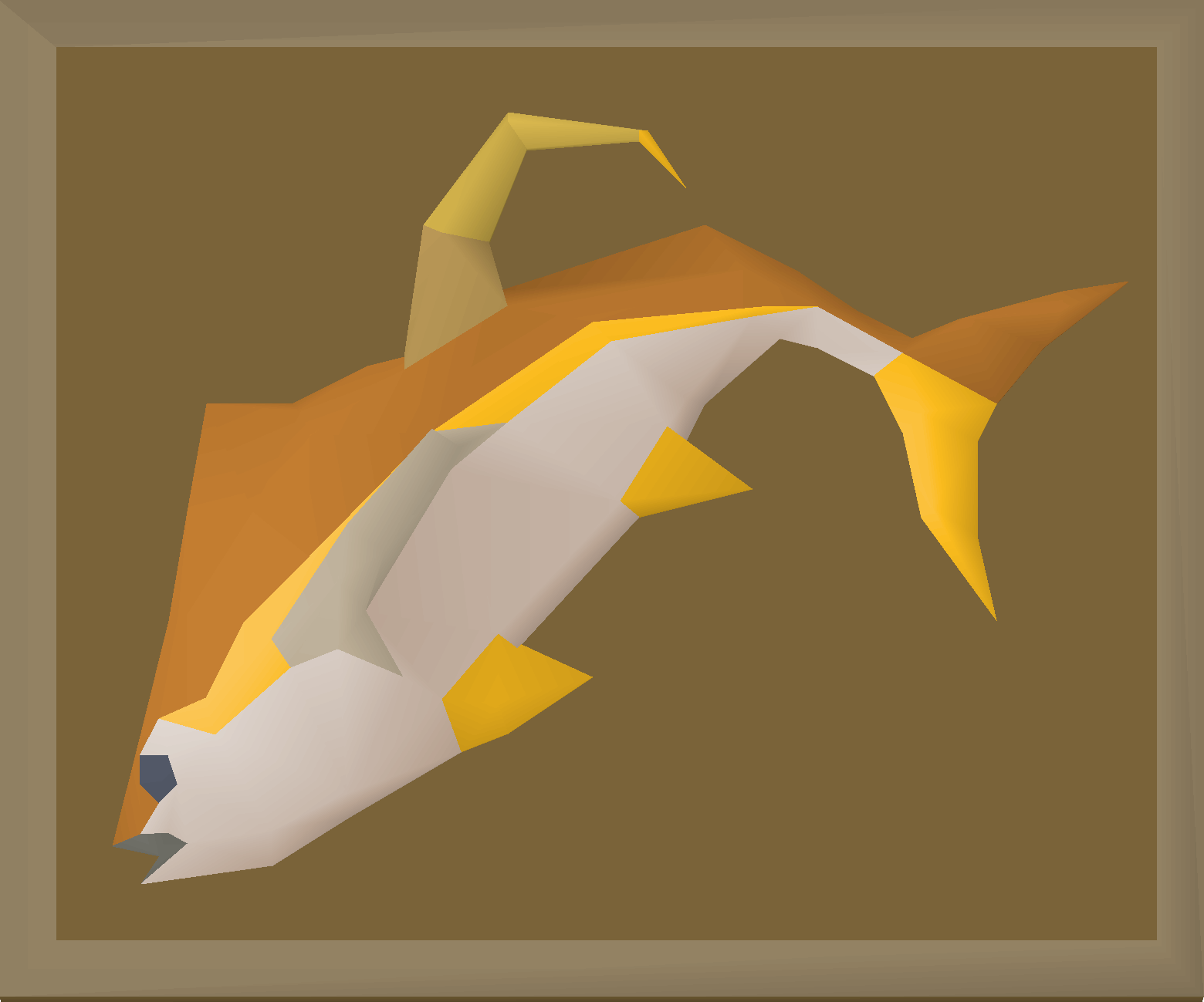 Mounted orangefin