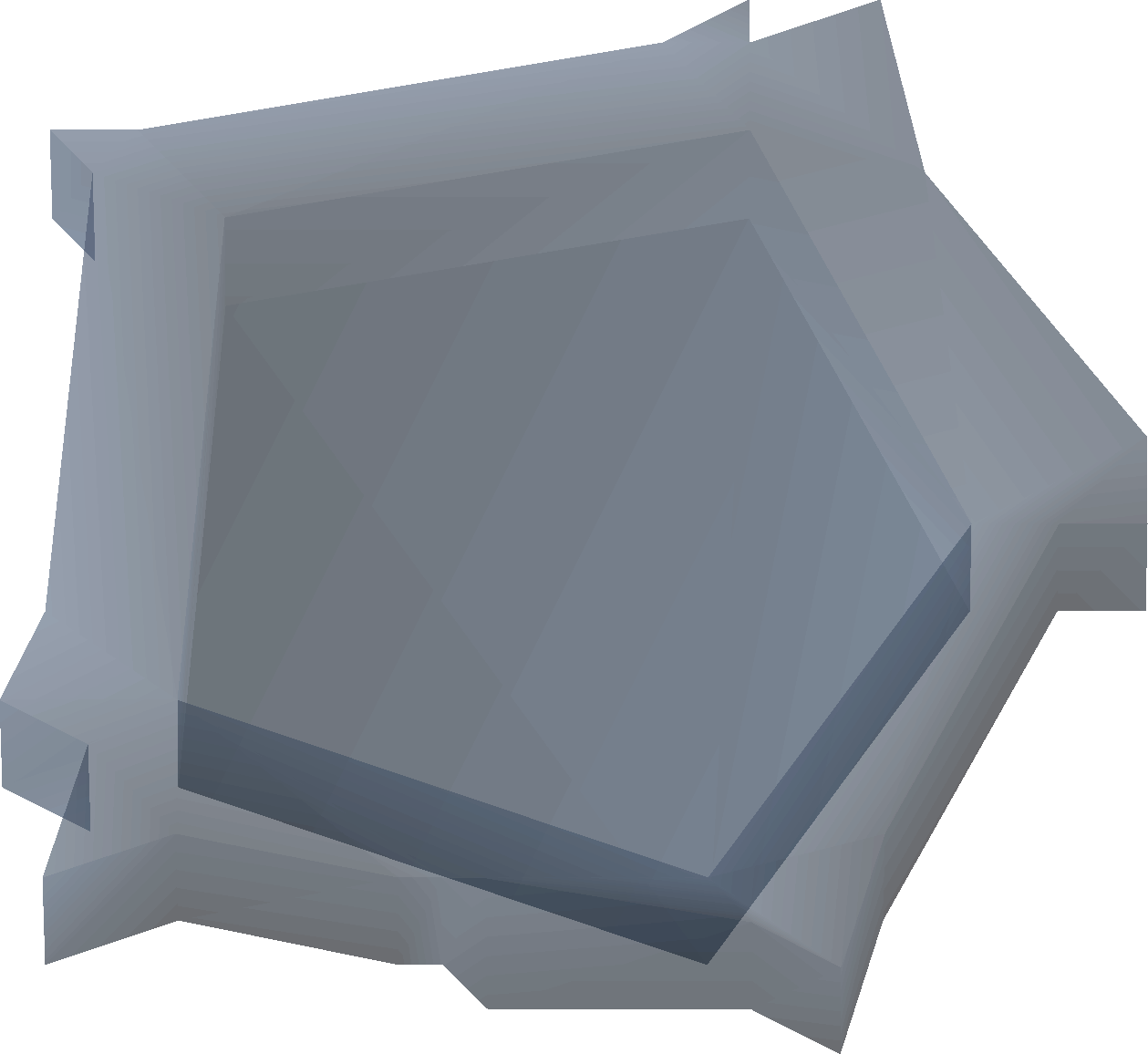Blue pentagon