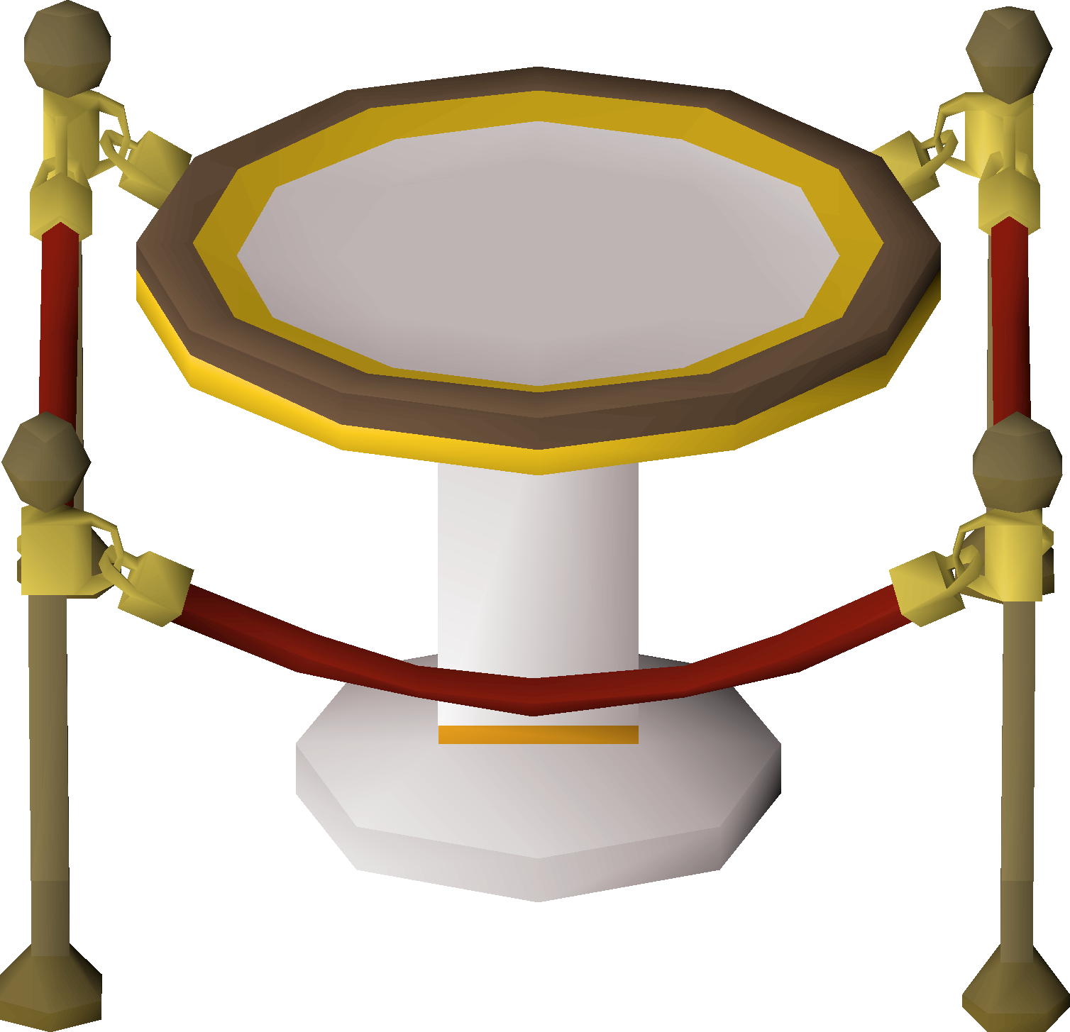 Ornate trophy pedestal (interface item)