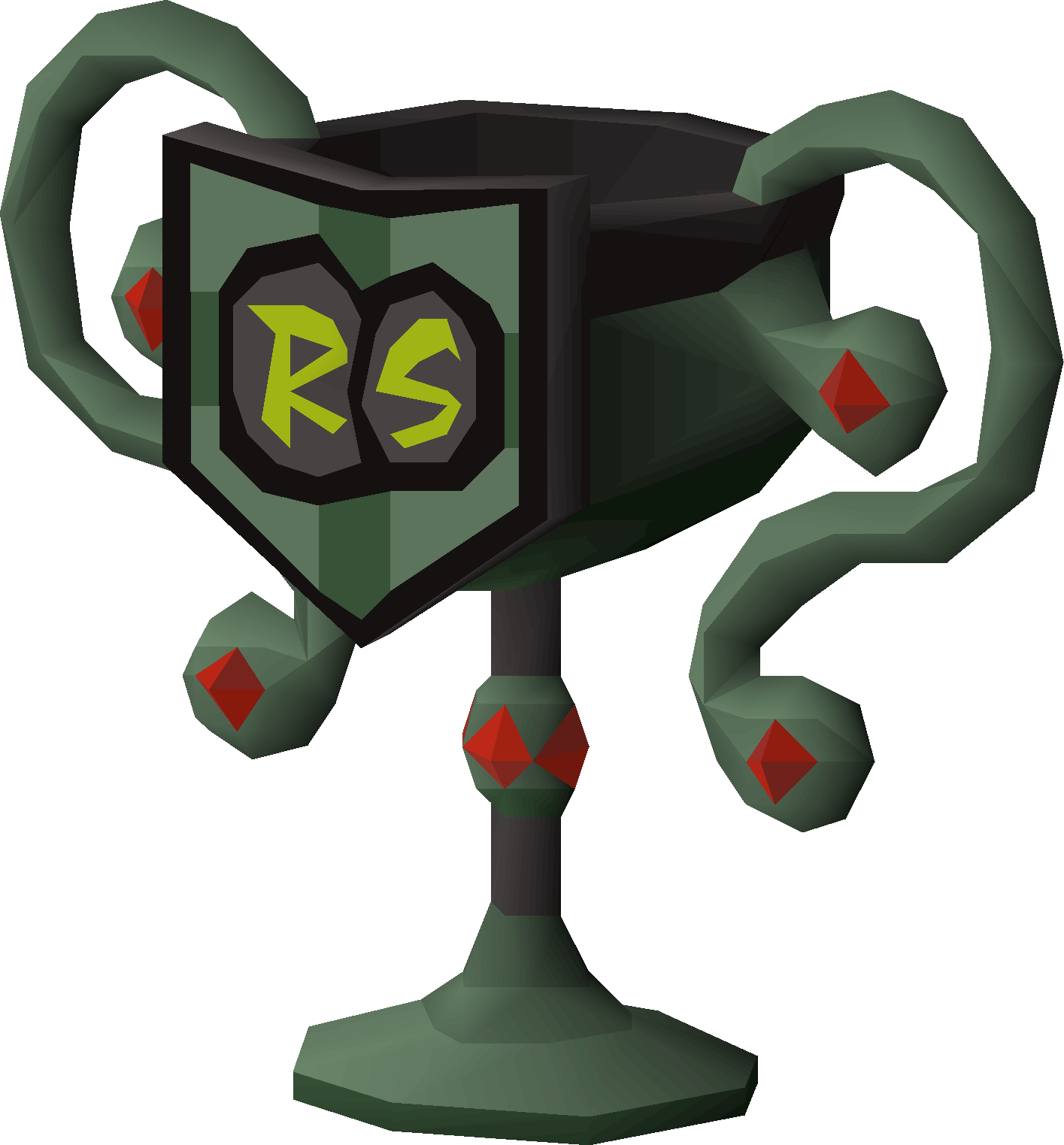 Twisted adamant trophy