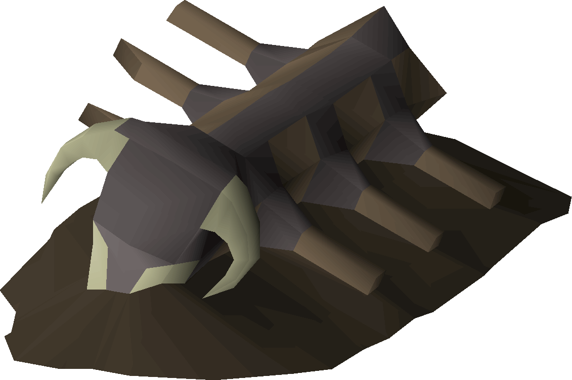 Broken battering ram