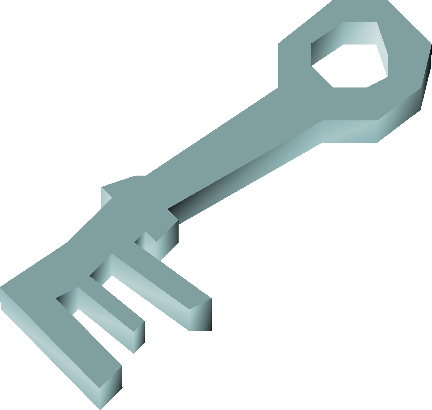 Bluish key