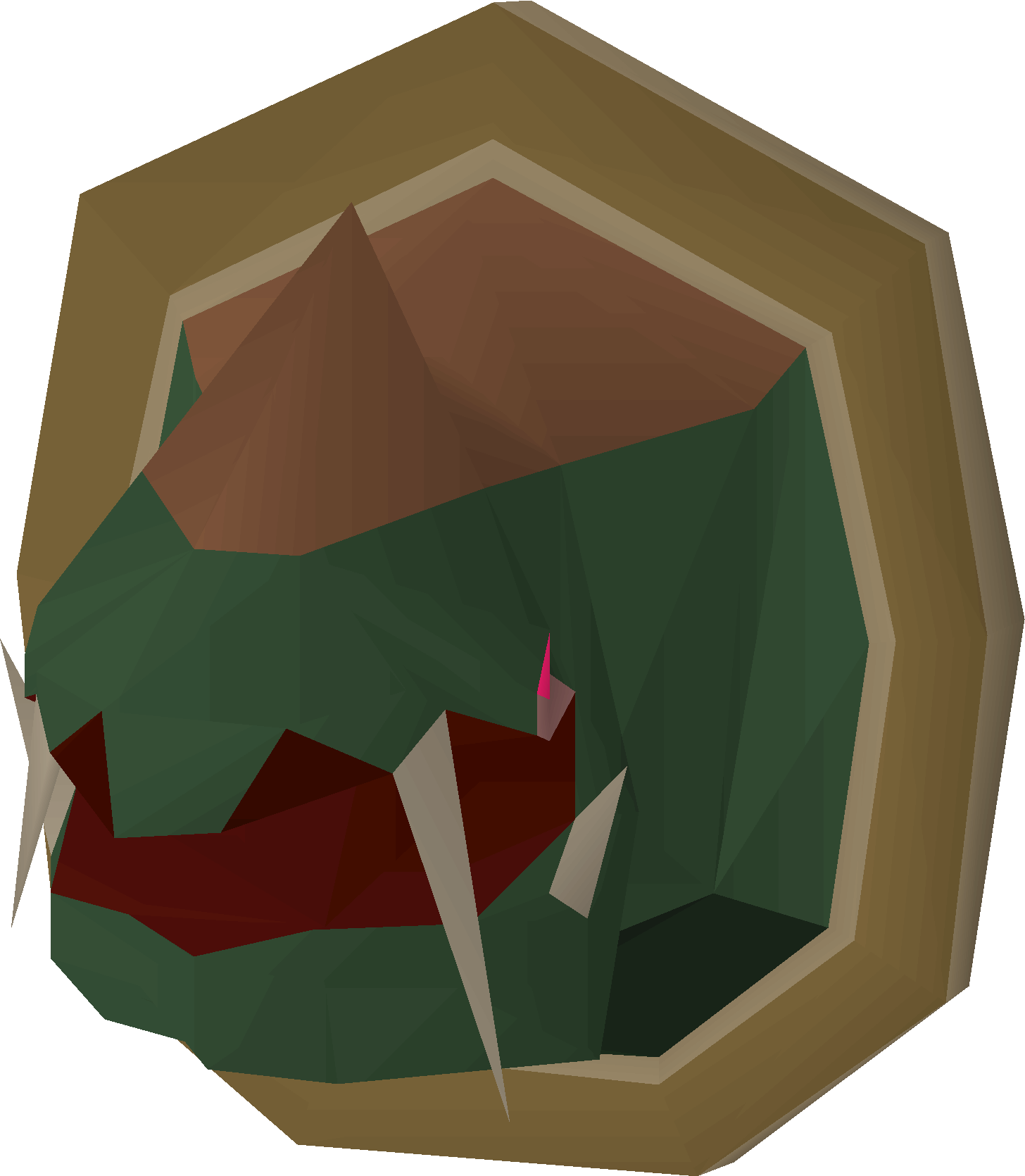 Basilisk head (mounted)