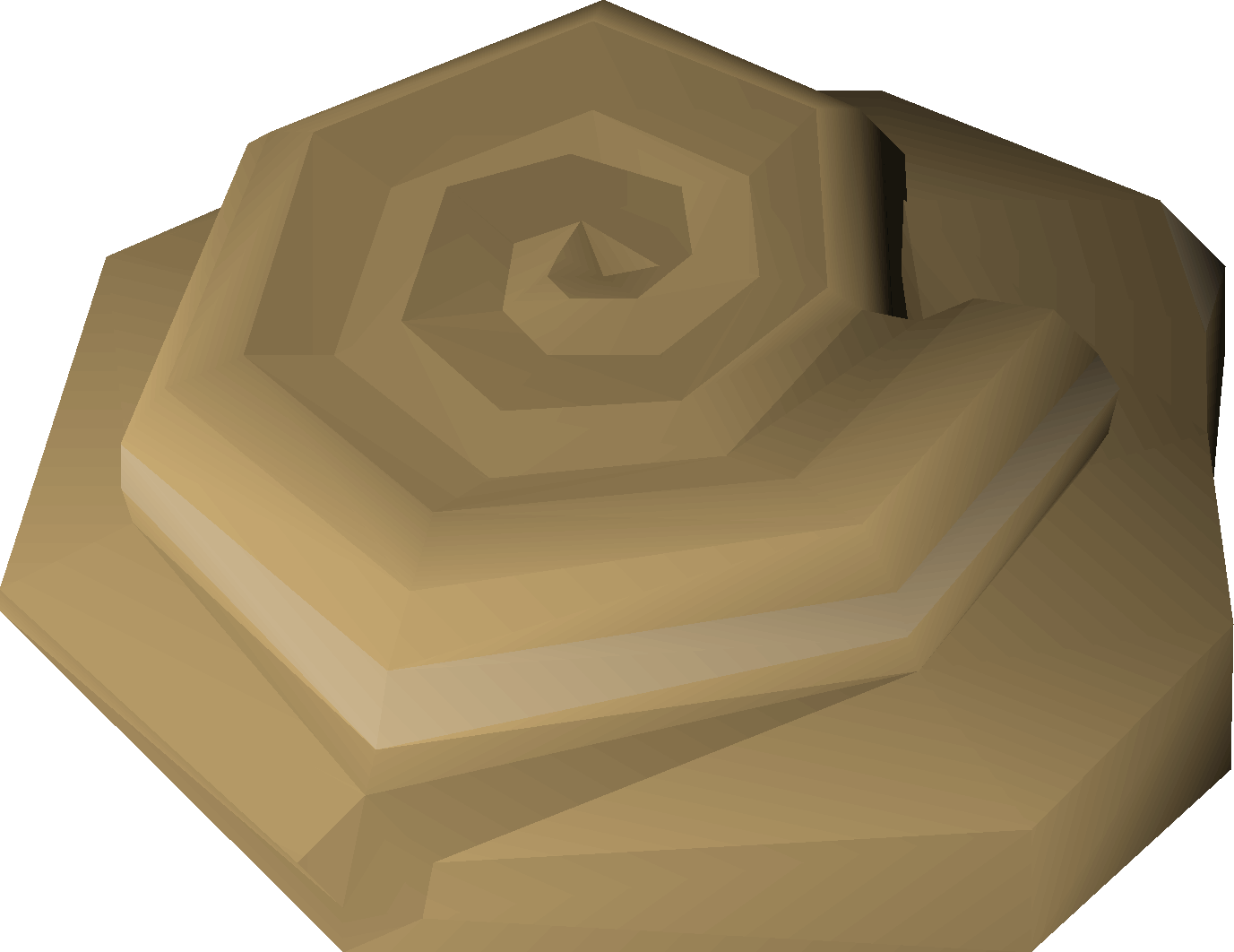Unidentified large fossil