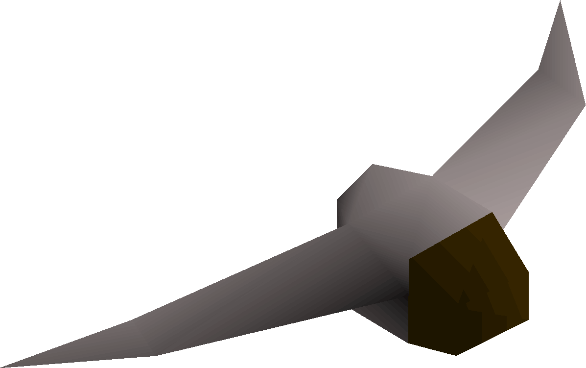 Steel pick head