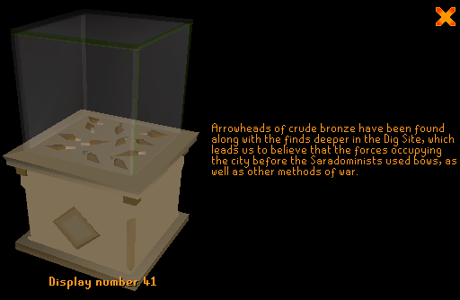 The display when studied.