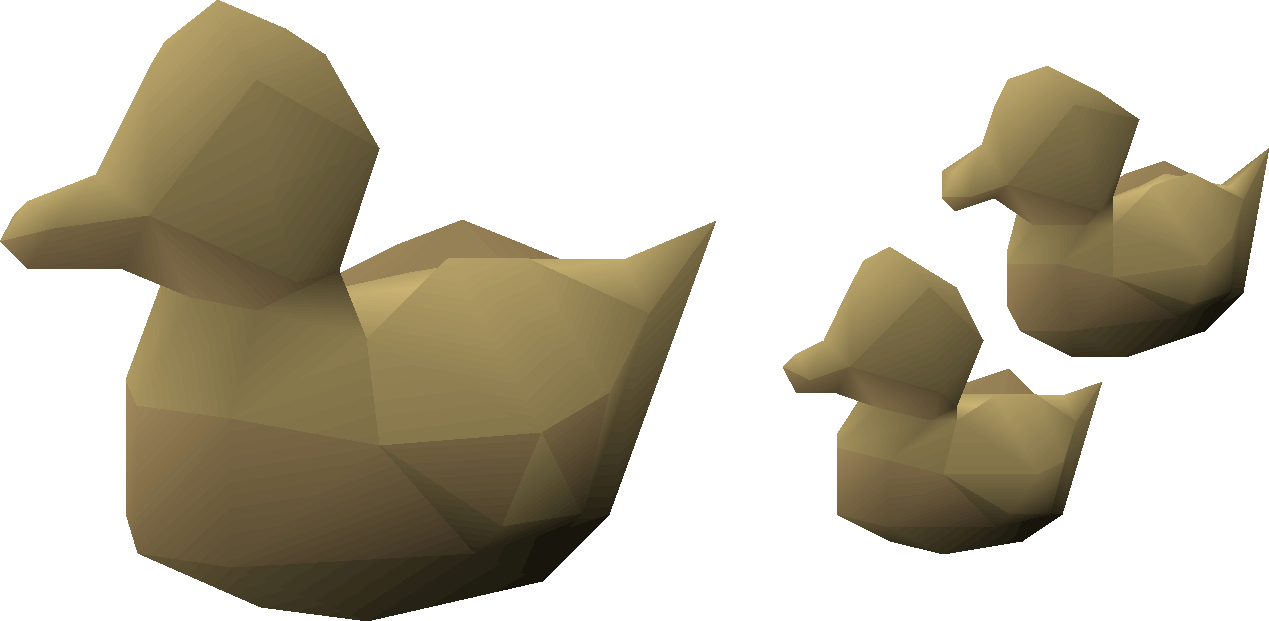 Wooden ducks