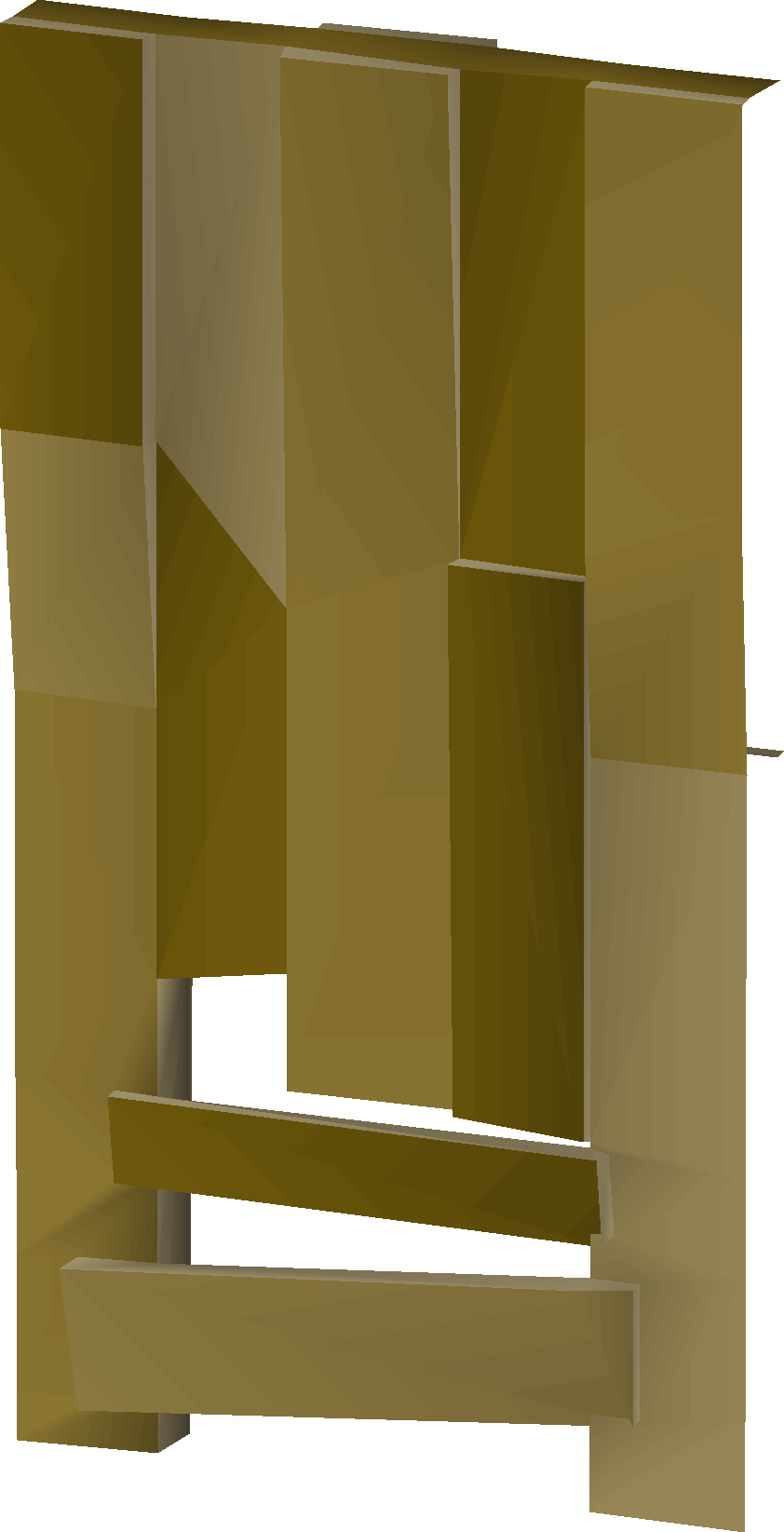 Badly repaired wall