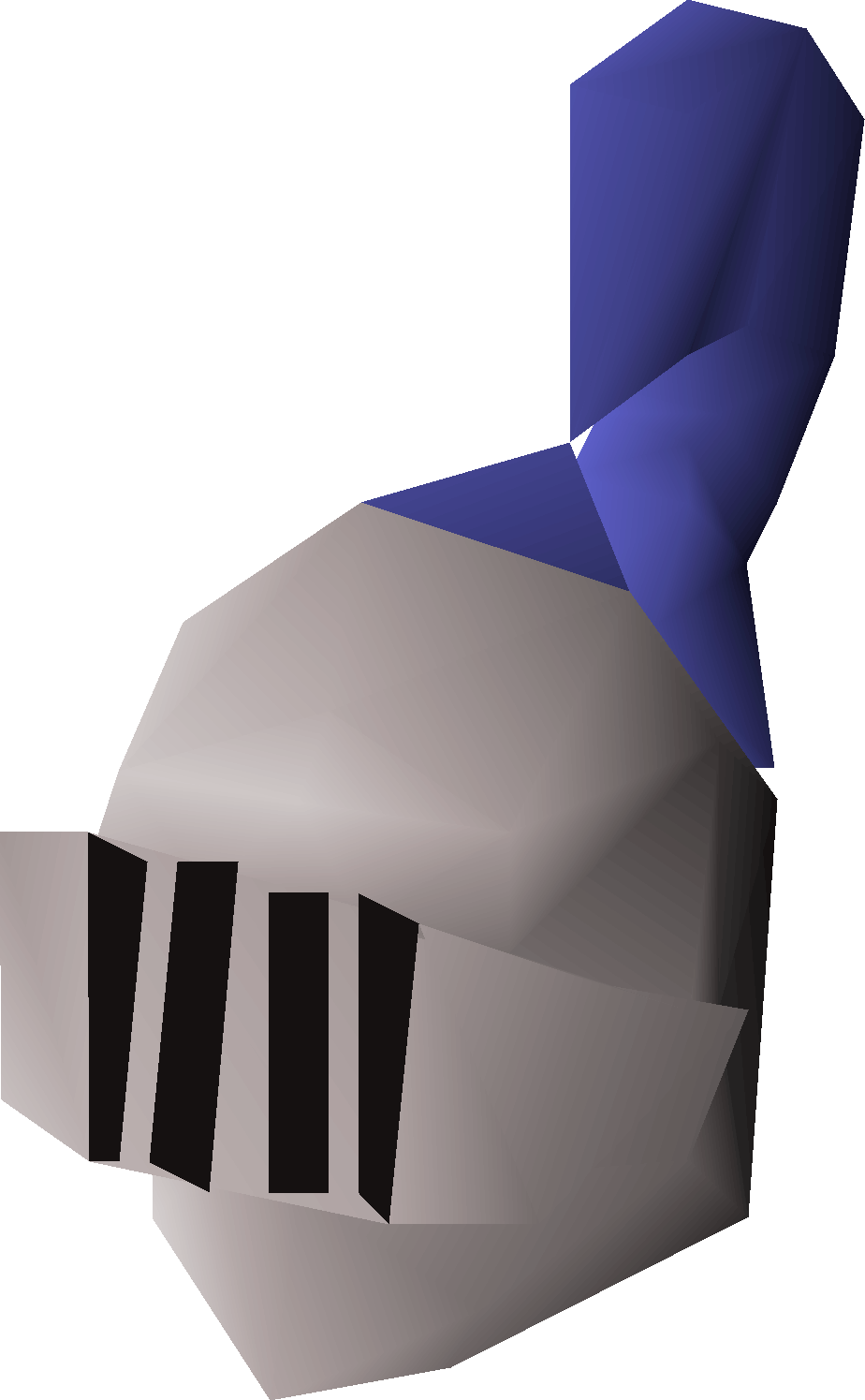 Decorative full helm (white)
