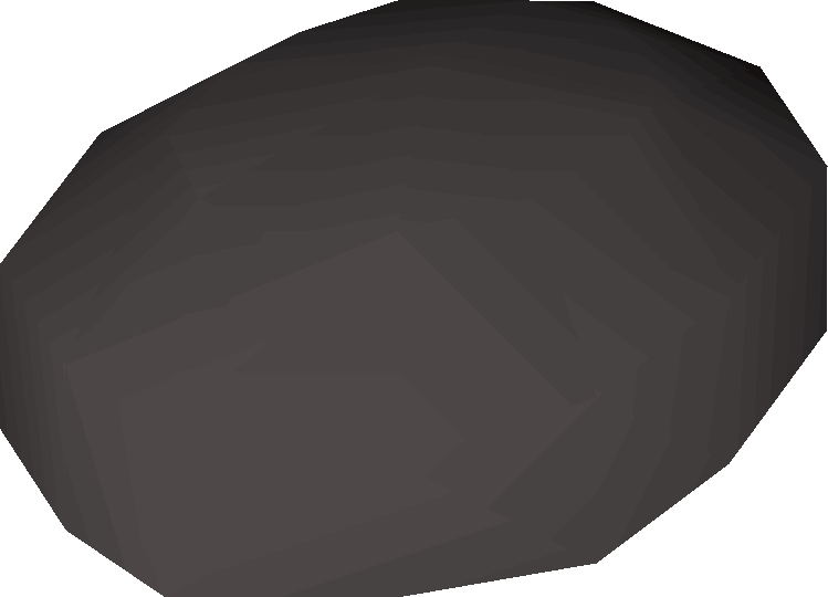 Burnt potato