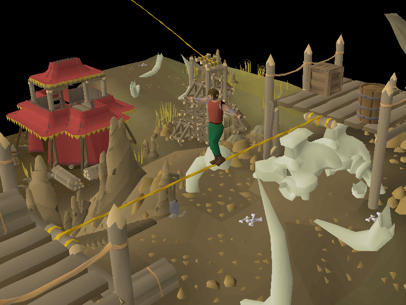 Tightrope (Colossal Wyrm Agility Course)