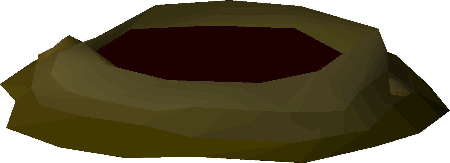 Burrow hole