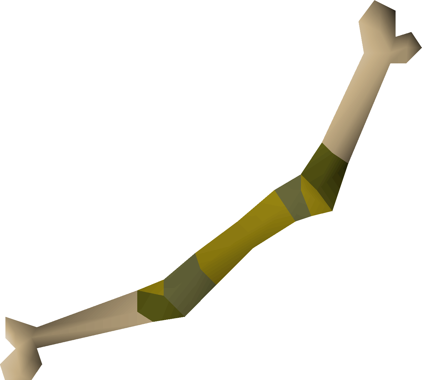 Bone shortbow