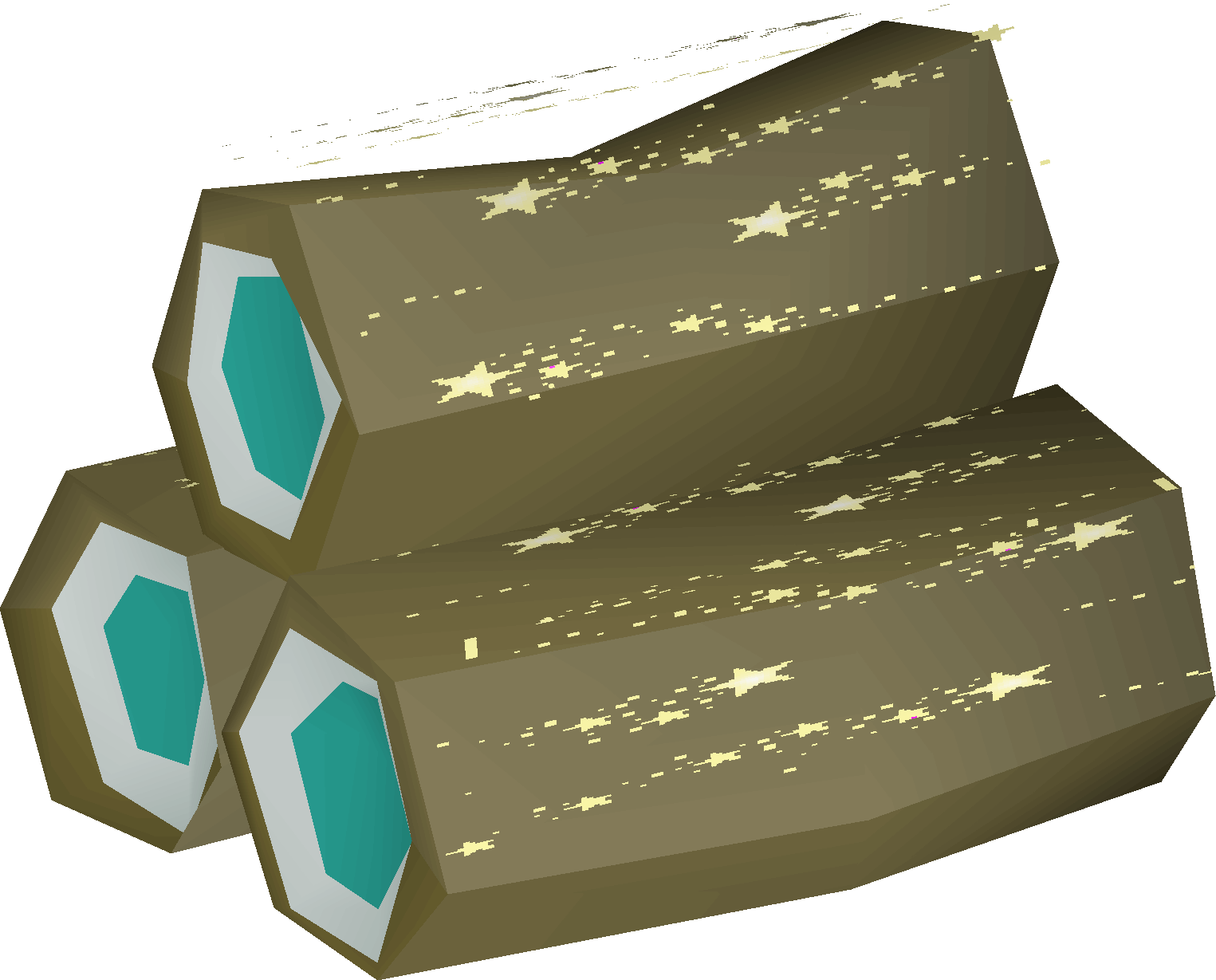 Sap-treated magic logs