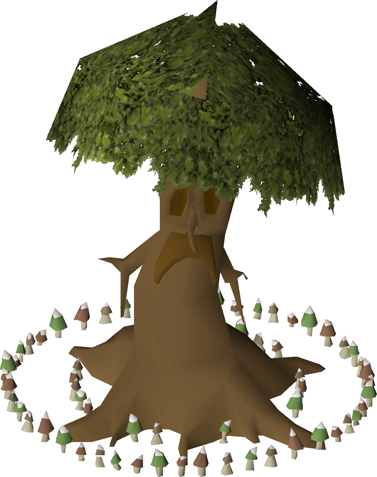 Spirit tree & fairy ring (interface item)
