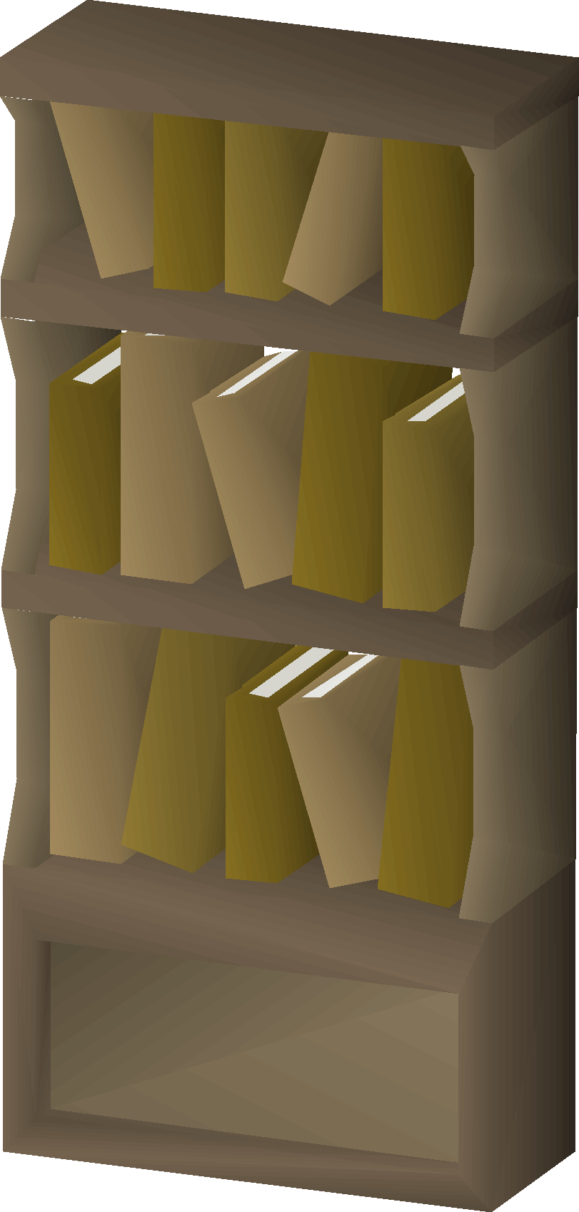 Broken Old Bookshelf