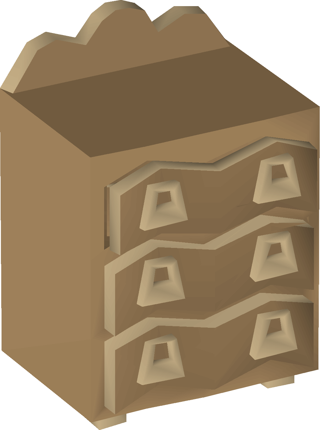 Oak drawers (interface item)