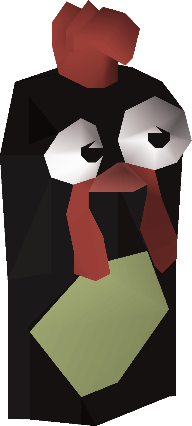 Evil chicken head