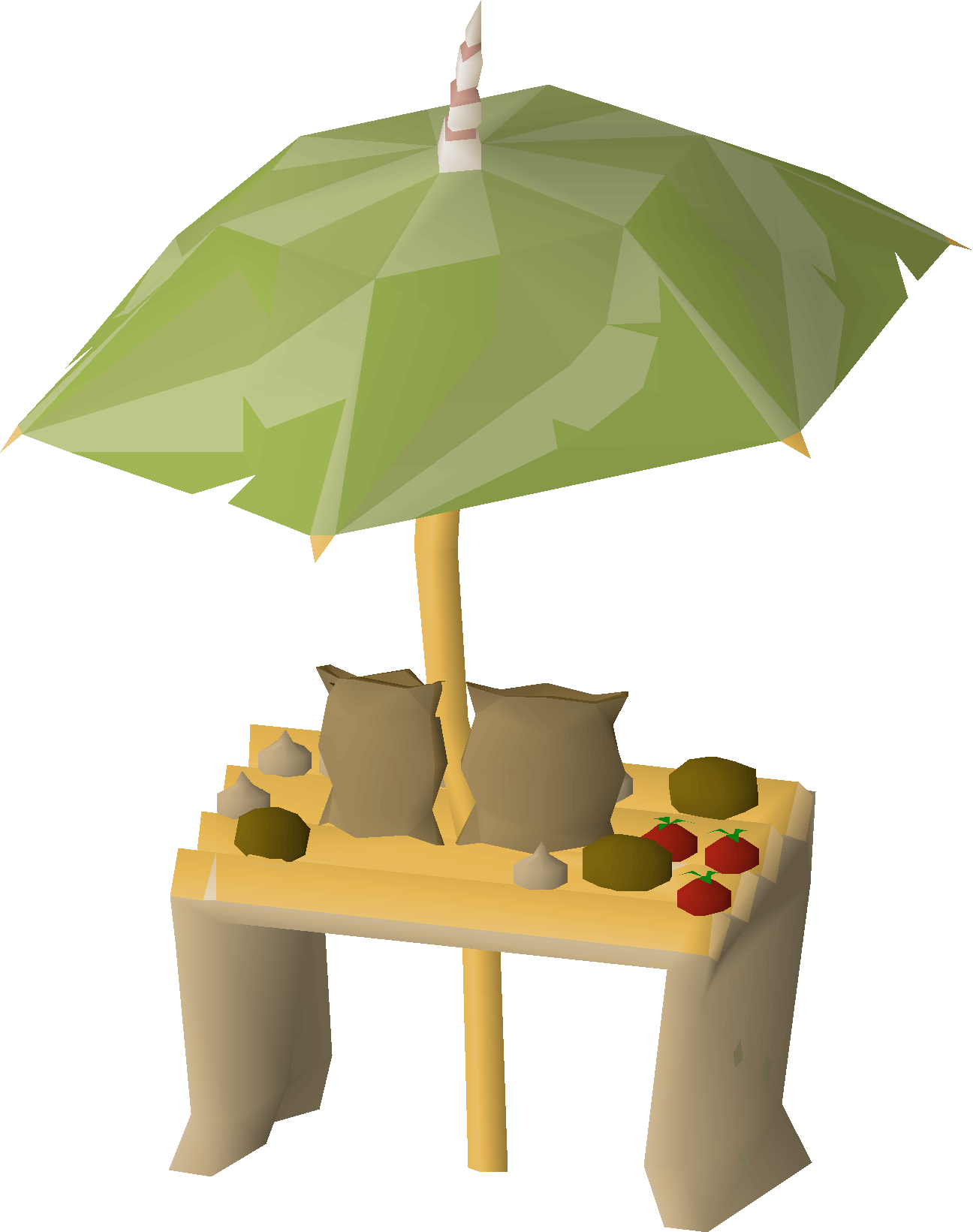 Vegetable stall (The Great Conch)