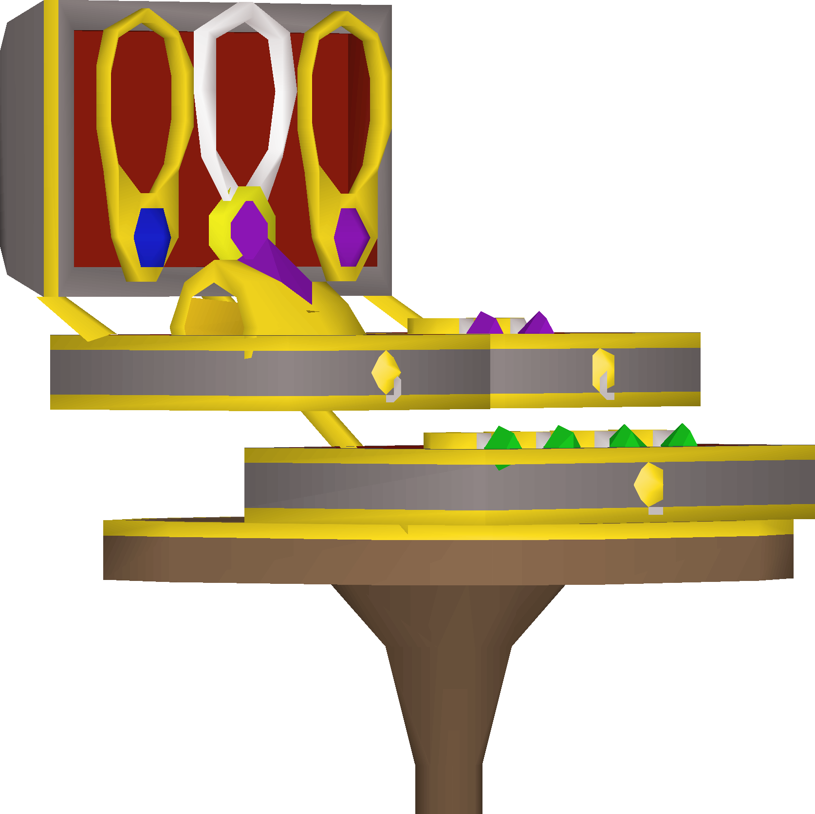 Ornate jewellery box (interface item)