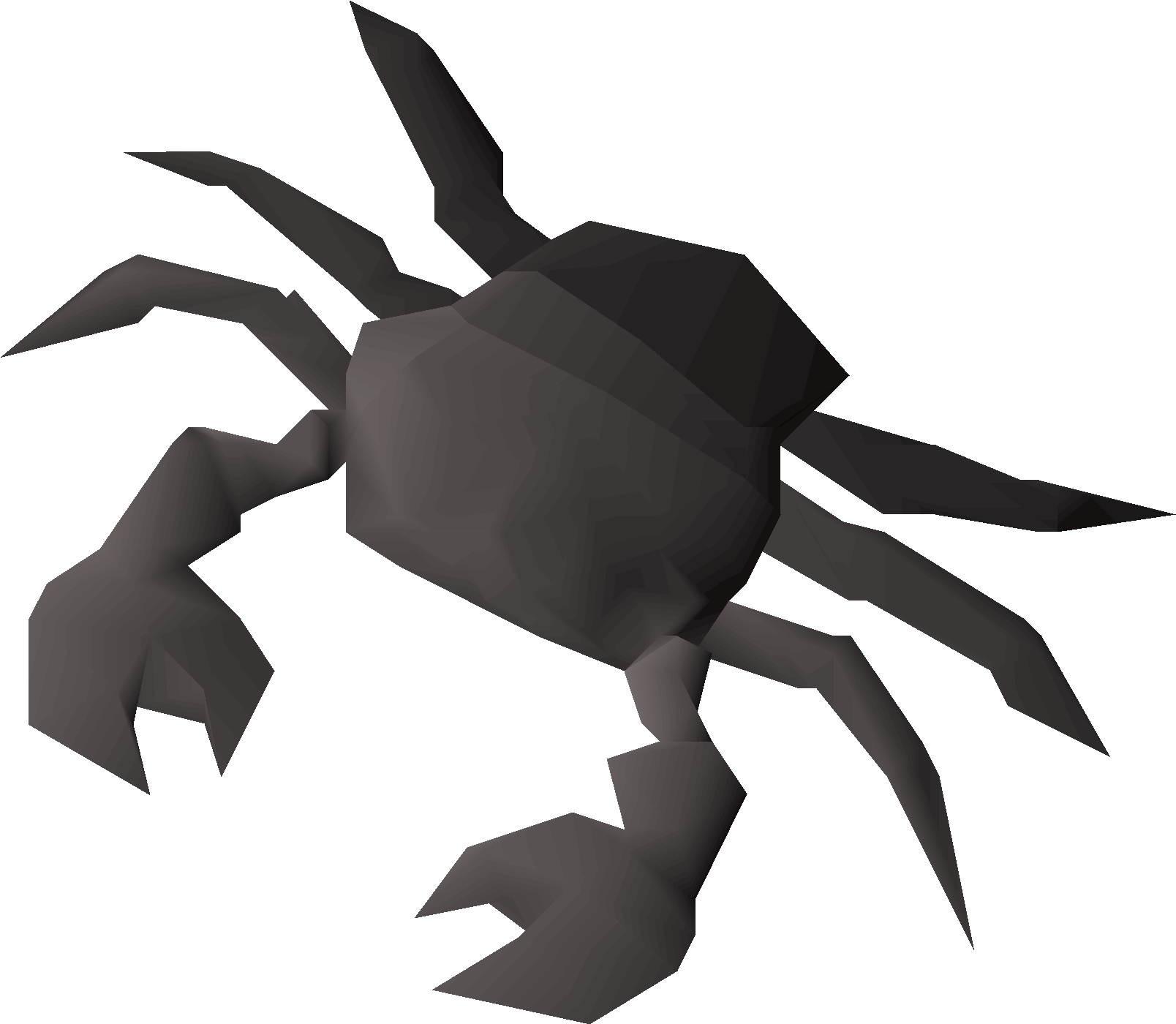 Burnt rainbow crab meat