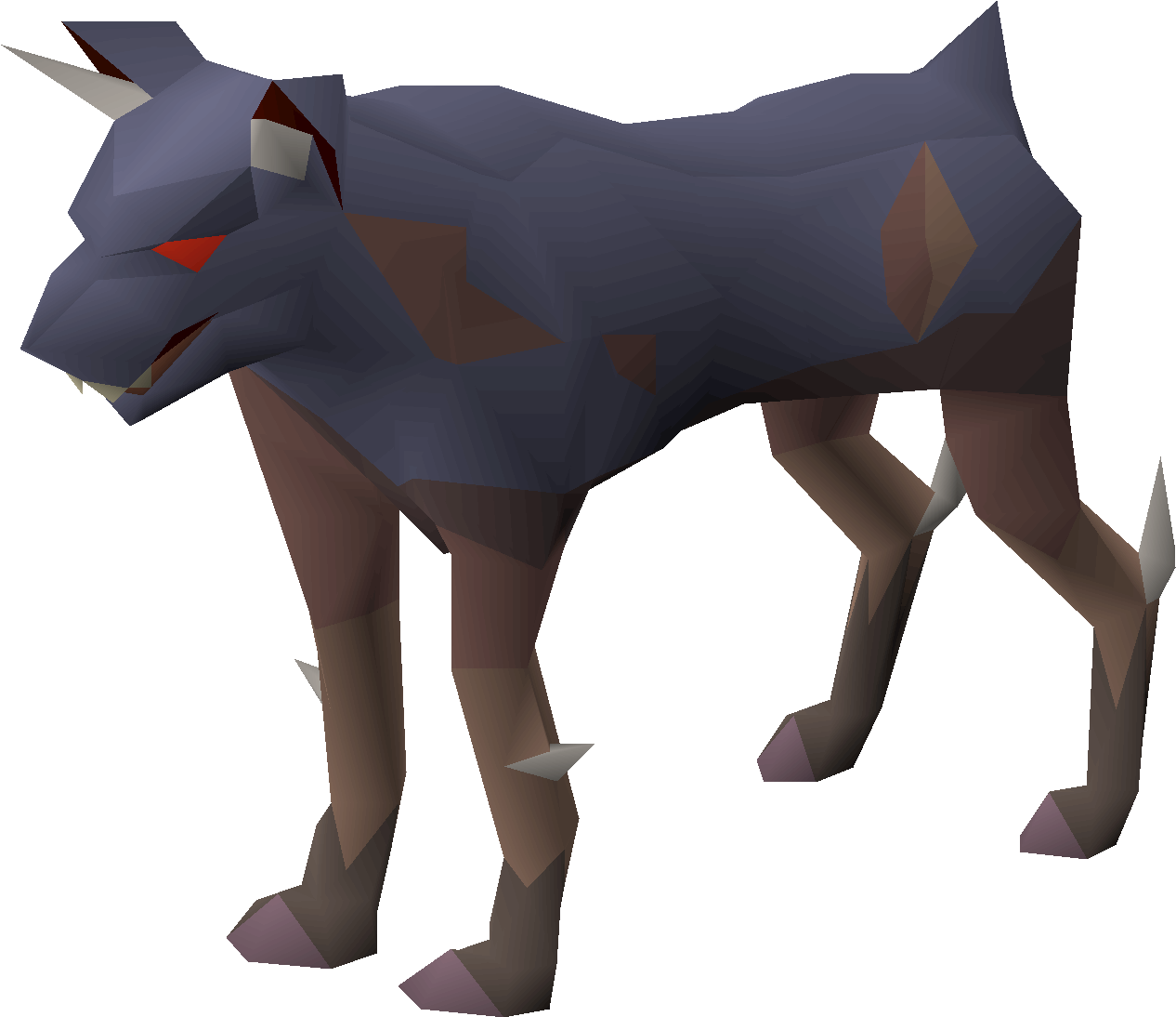 Scarred hellhound