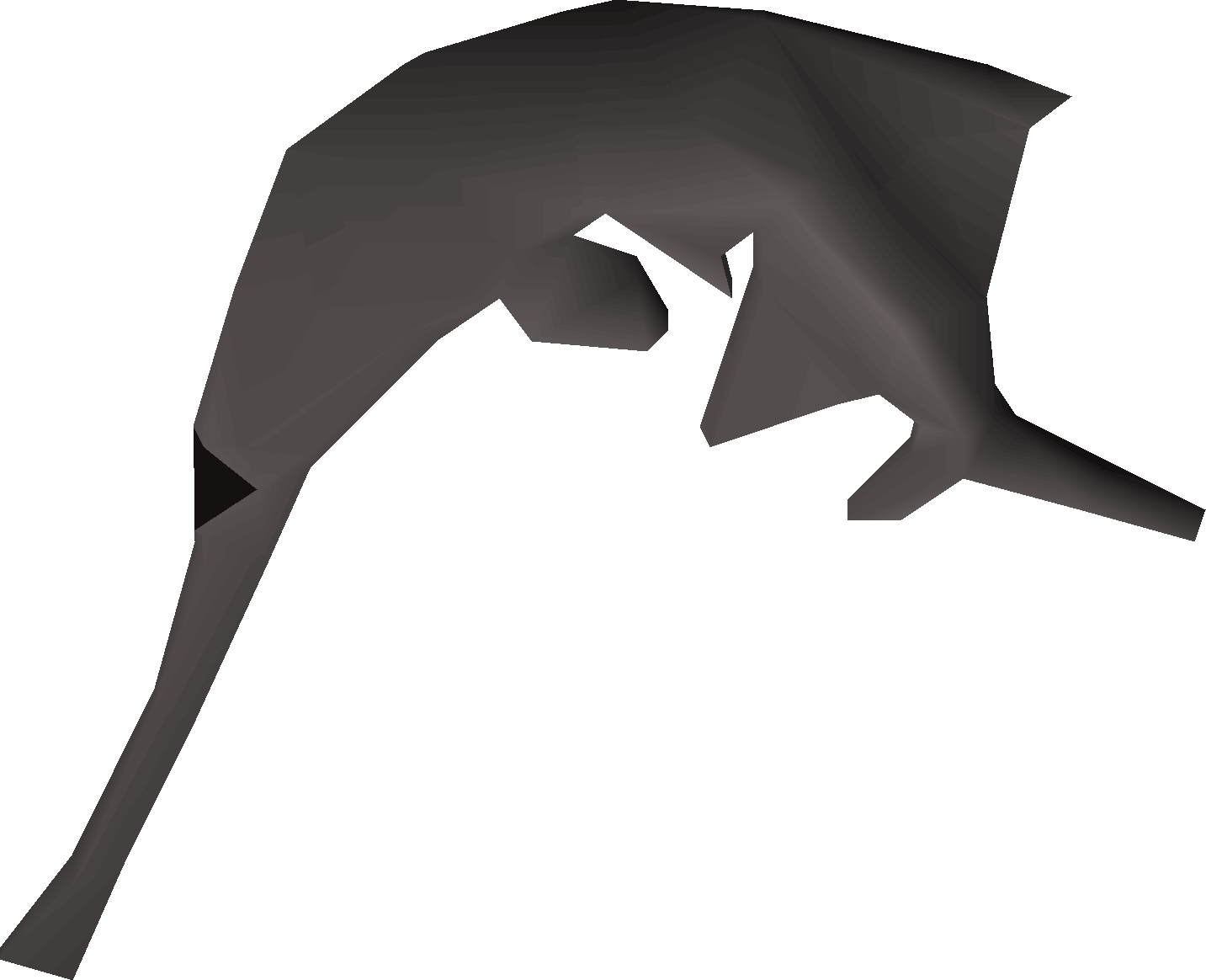 Burnt fish (paddlefish)