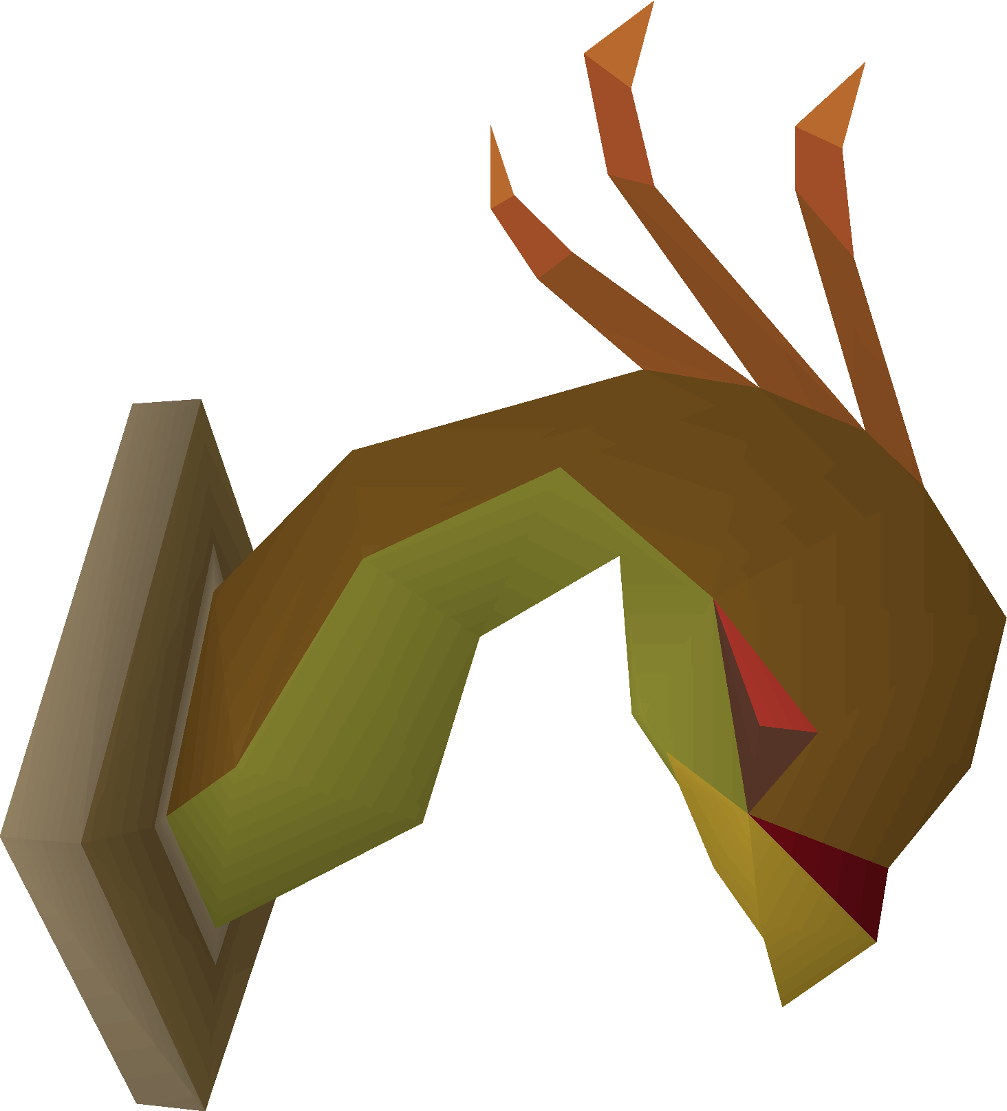 Cockatrice head (mounted)