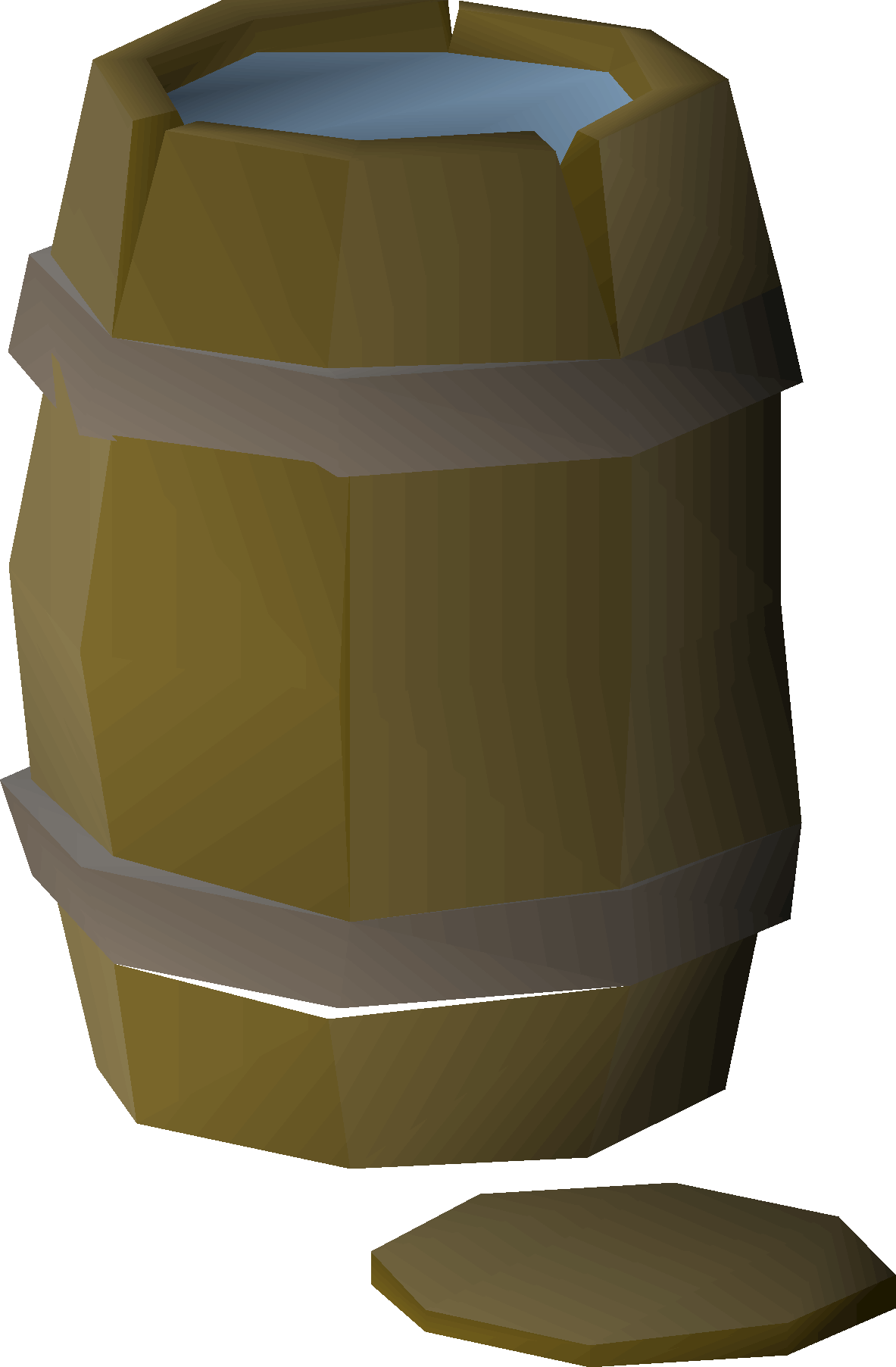 A barrel of rainwater