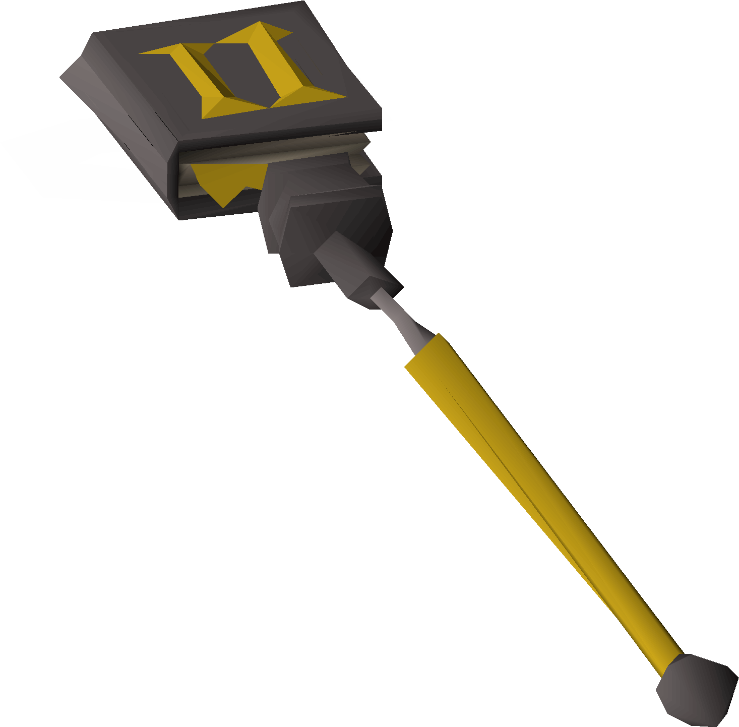 Iron staff of collection