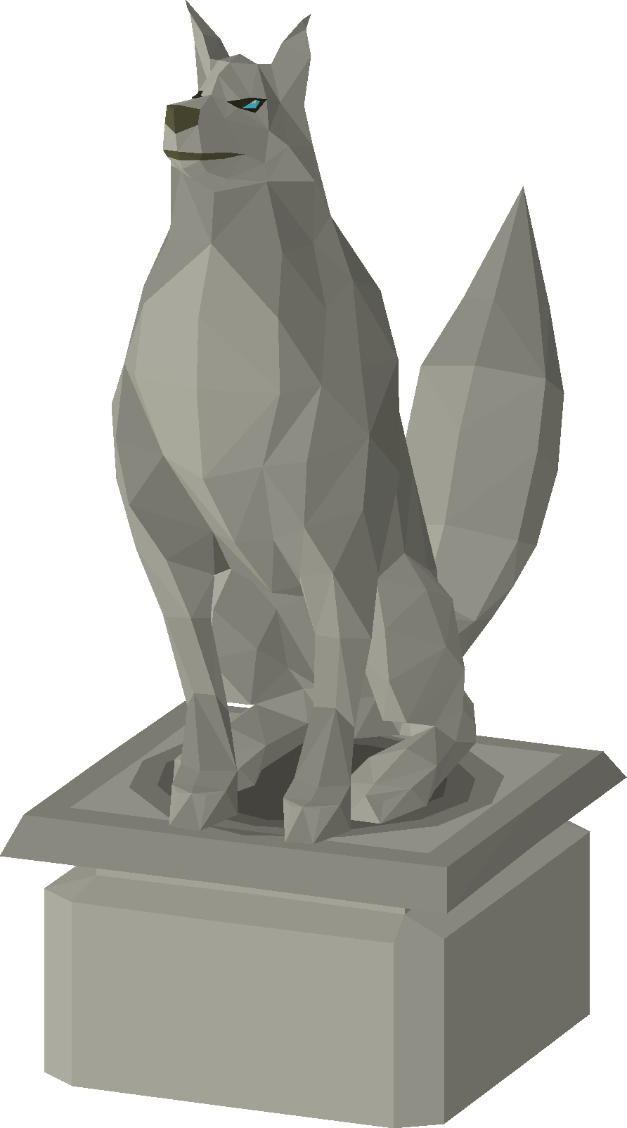 Wolf statue (unused)