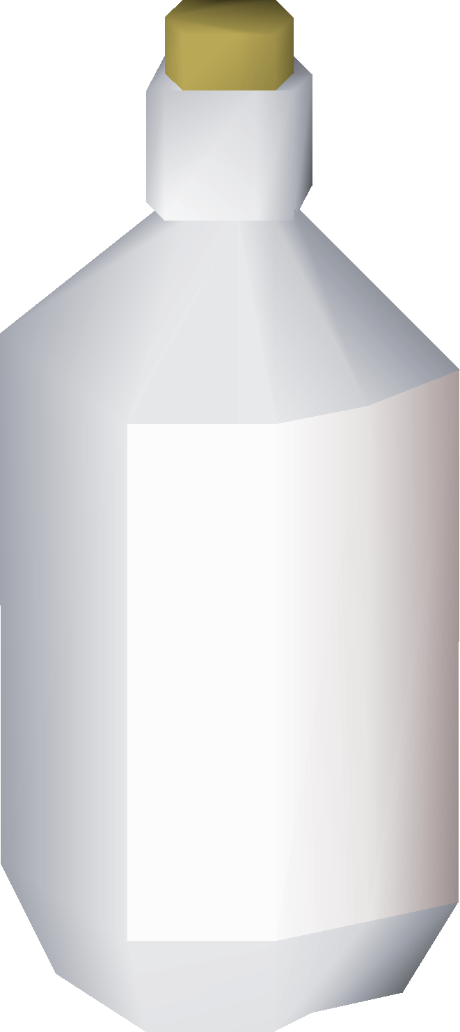 Empty wine bottle