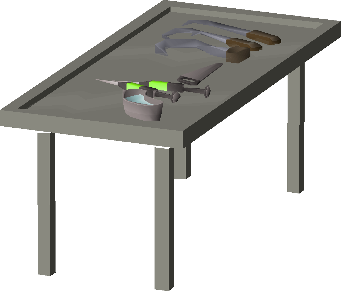 Experiment table