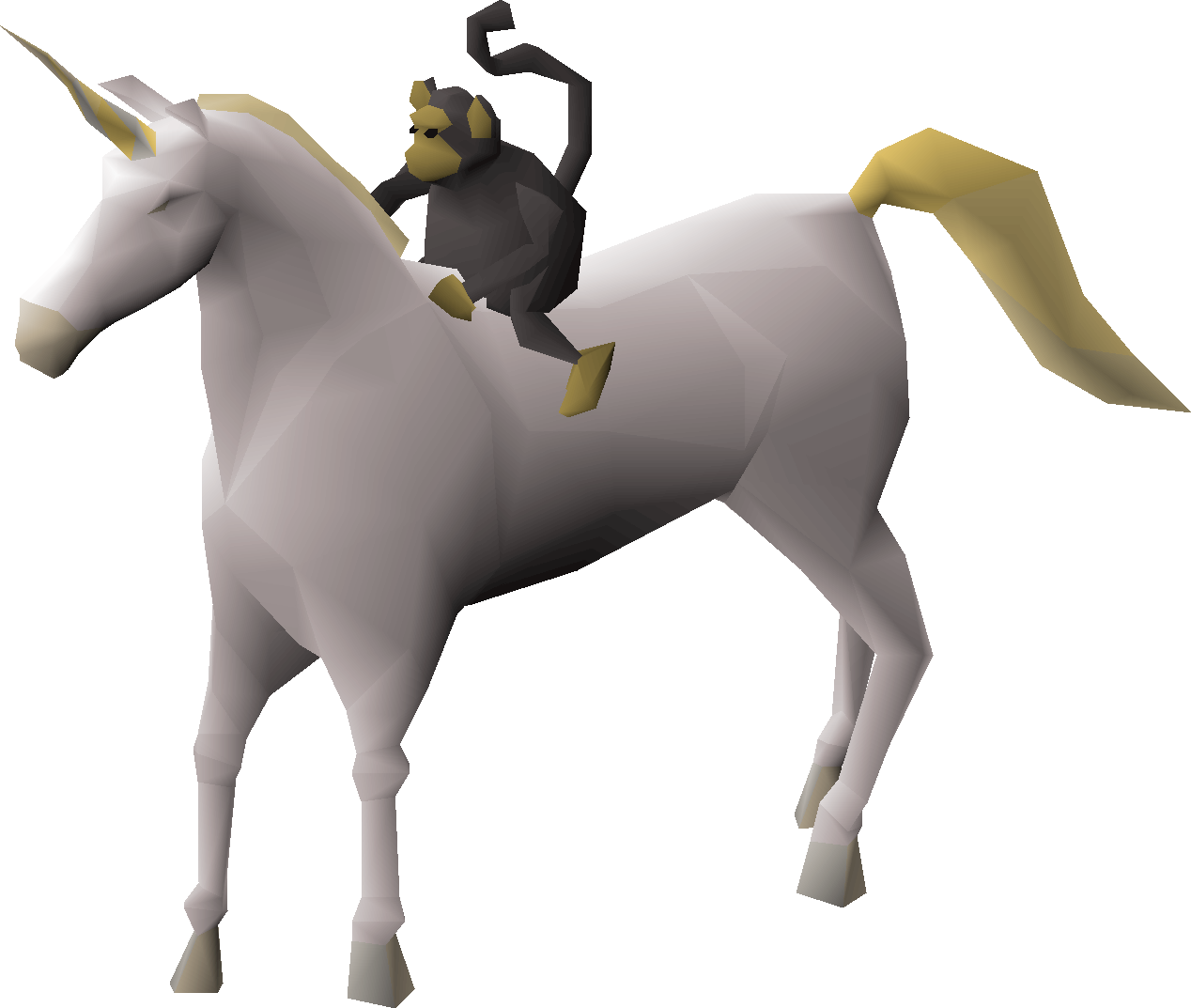 Monkey on unicorn
