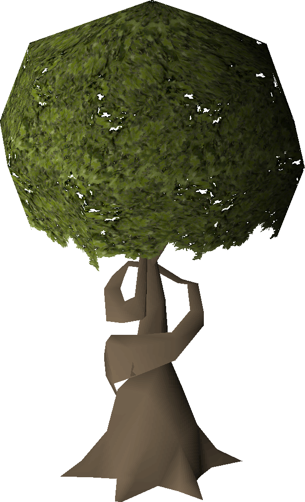 Swaying tree