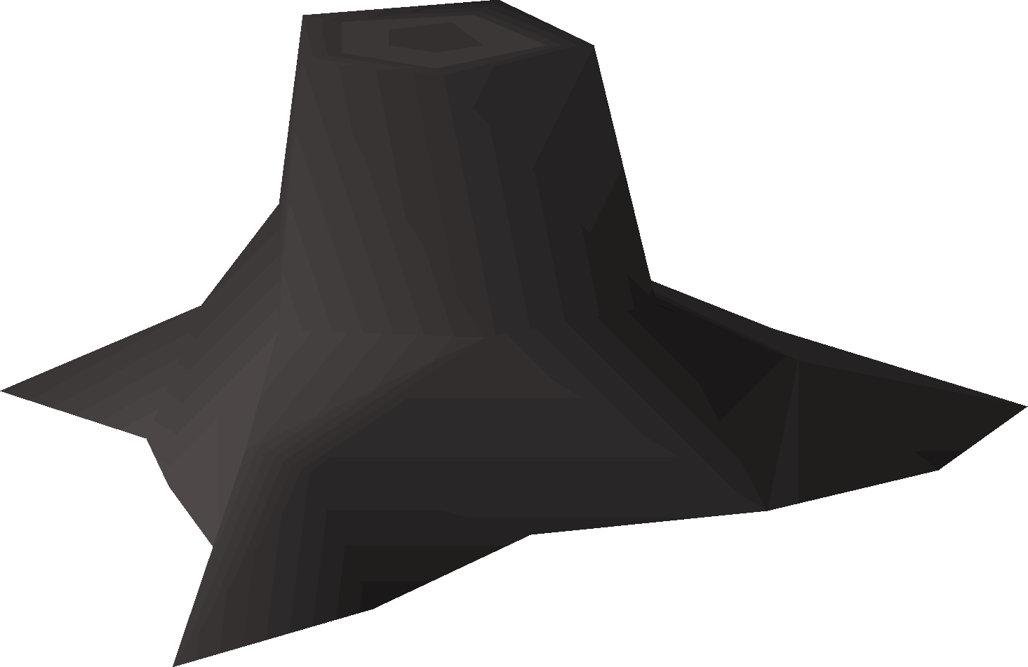 Dead tree stump