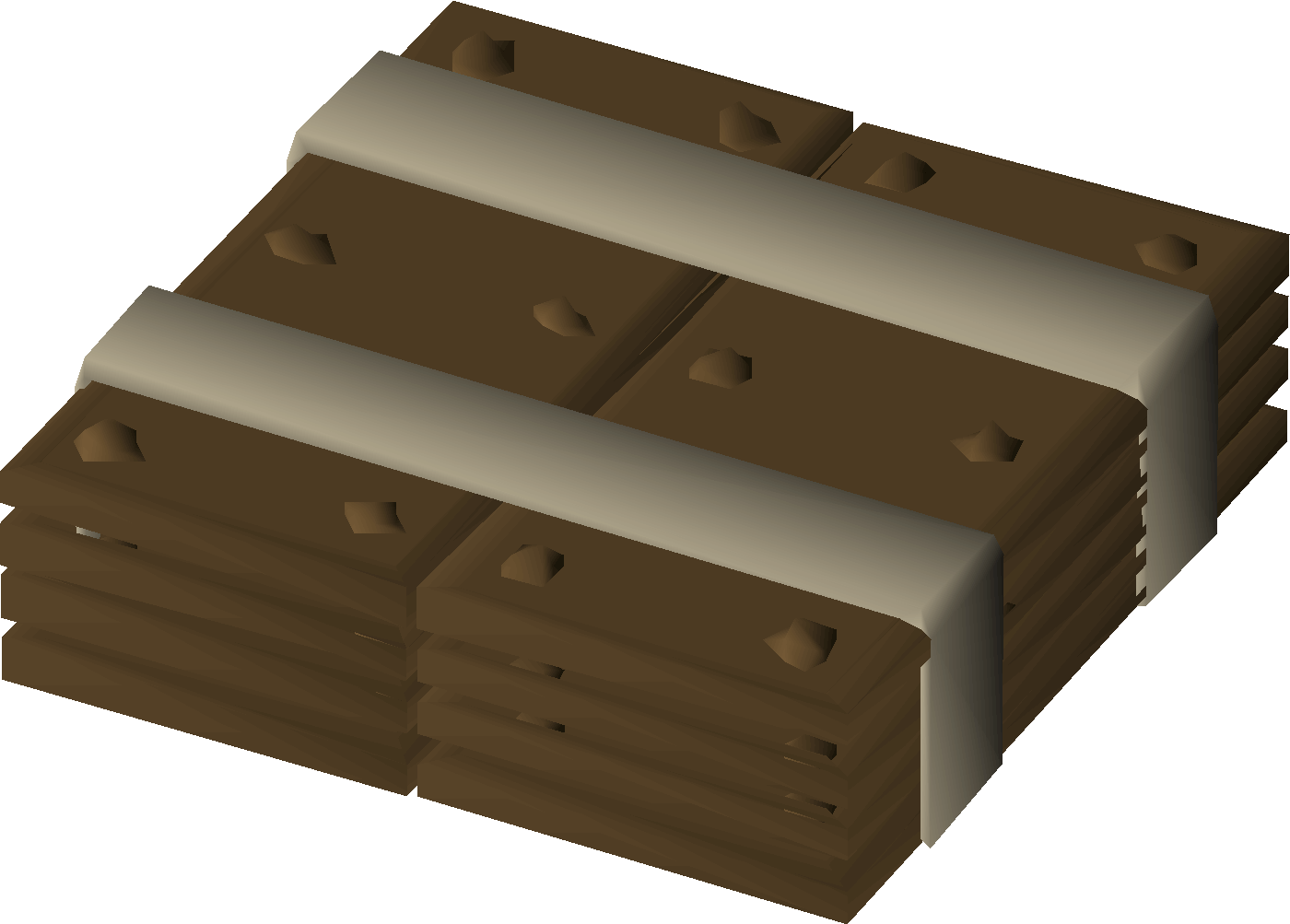 Large bronze keel parts