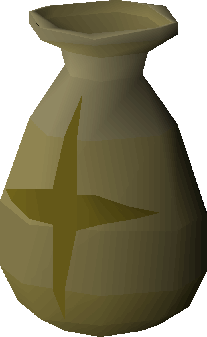 Old chipped vase