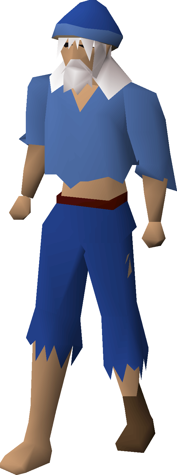 Poor looking man