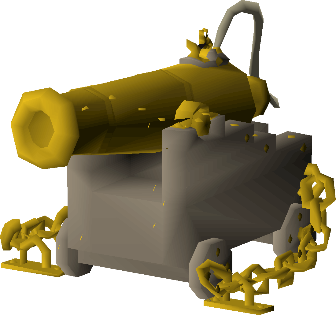 Gold cannon