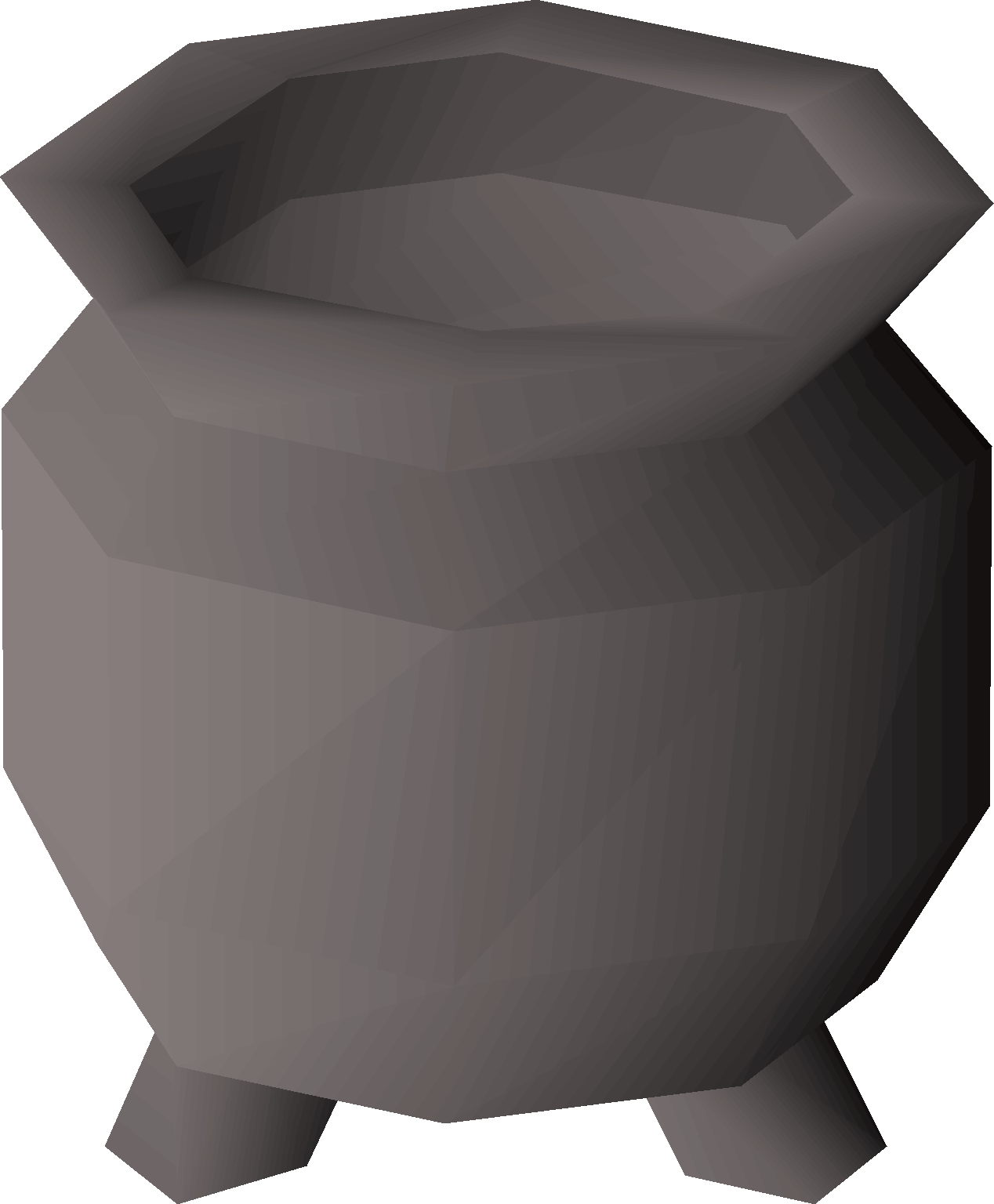 Hetty's empty cauldron