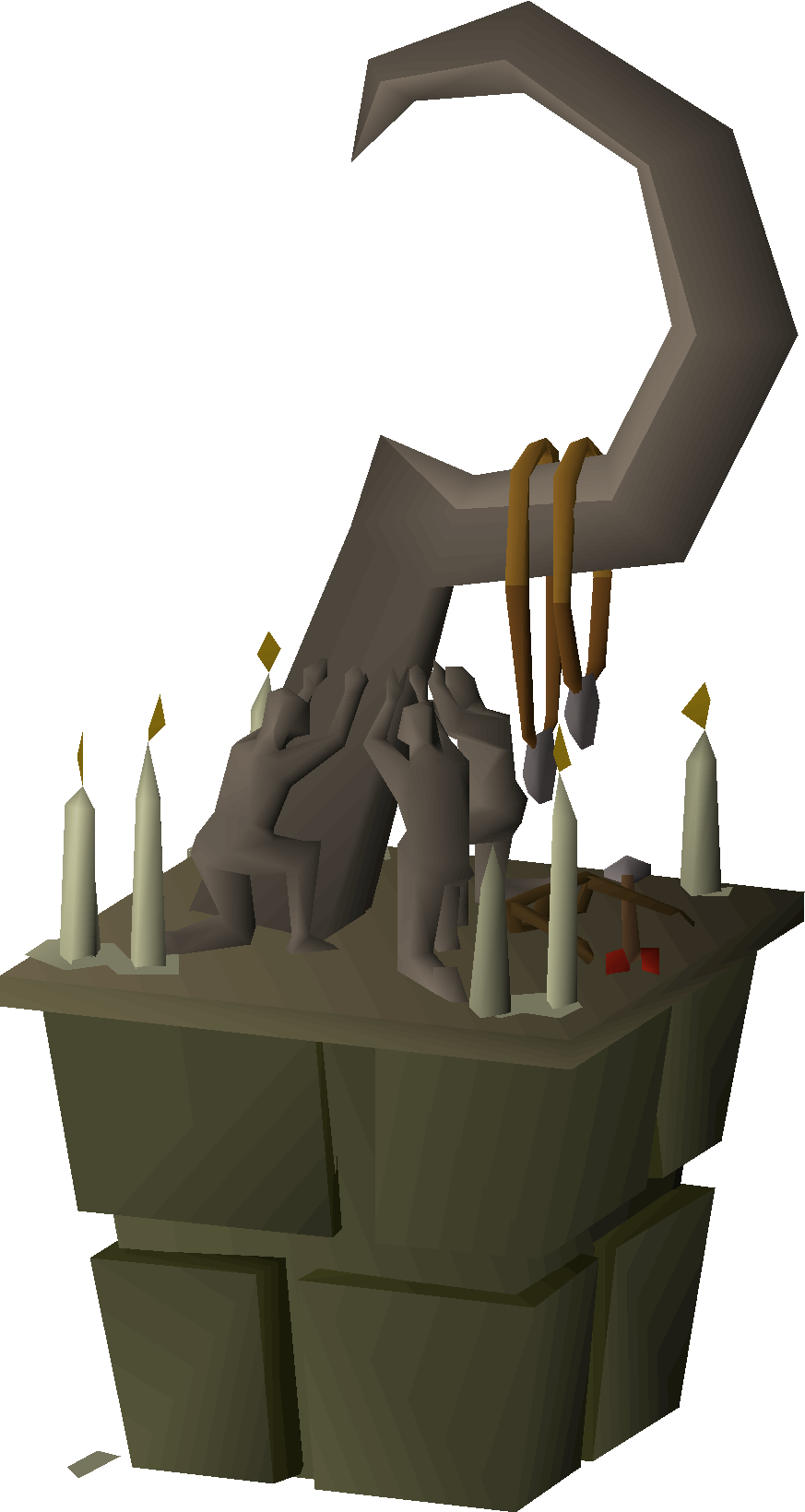 Makeshift shrine