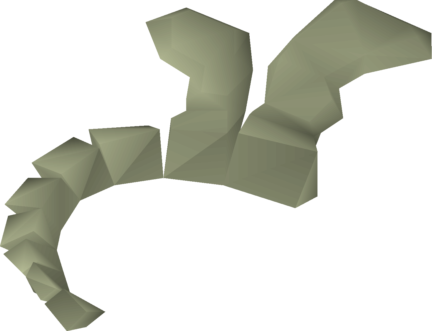 Medium fossilised spine