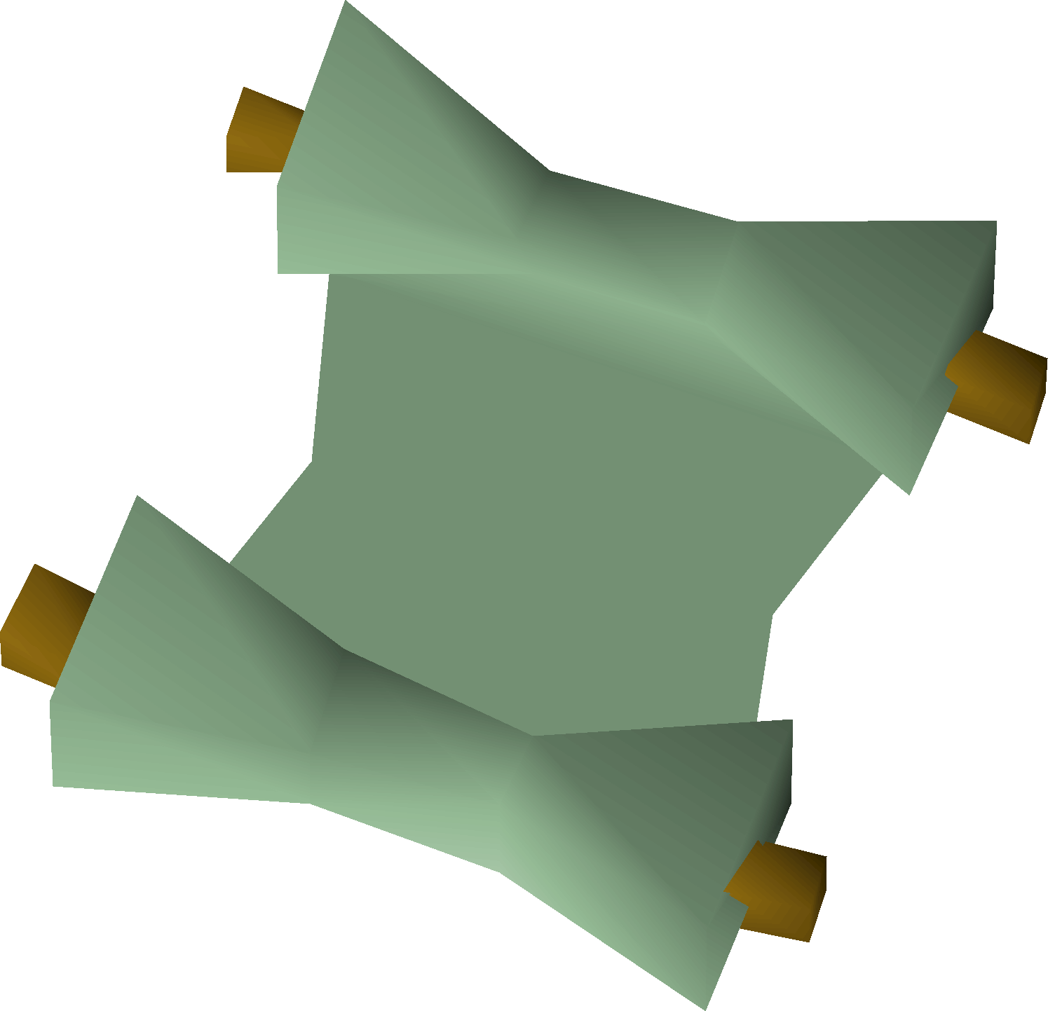 Crumpled scroll