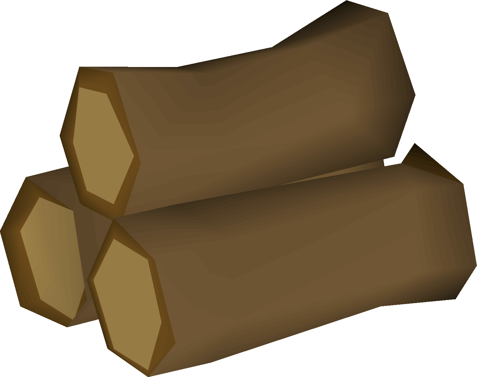 Sap-treated logs