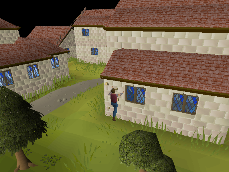 Rough wall (Falador Rooftop Course)