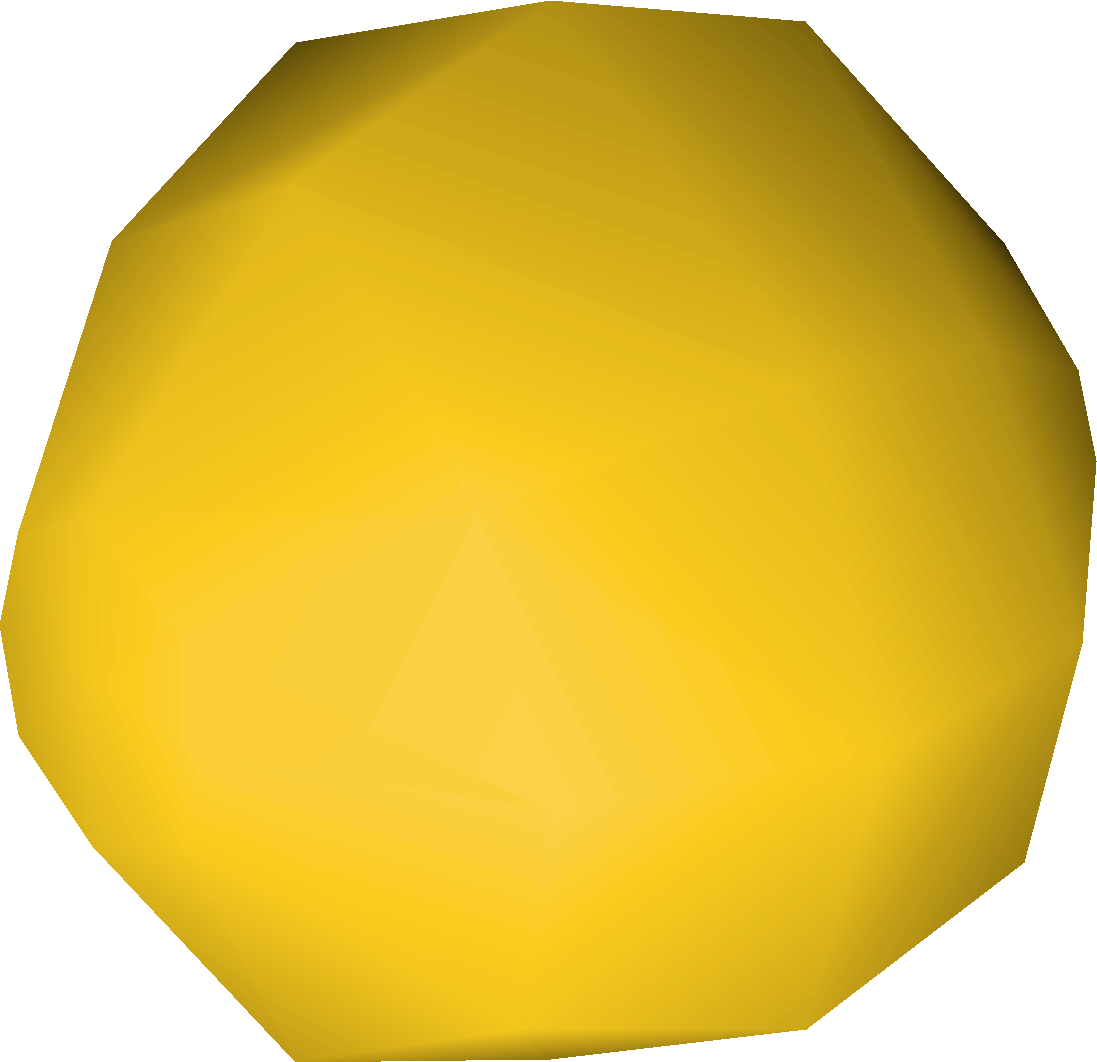 Cursed gold cannonball