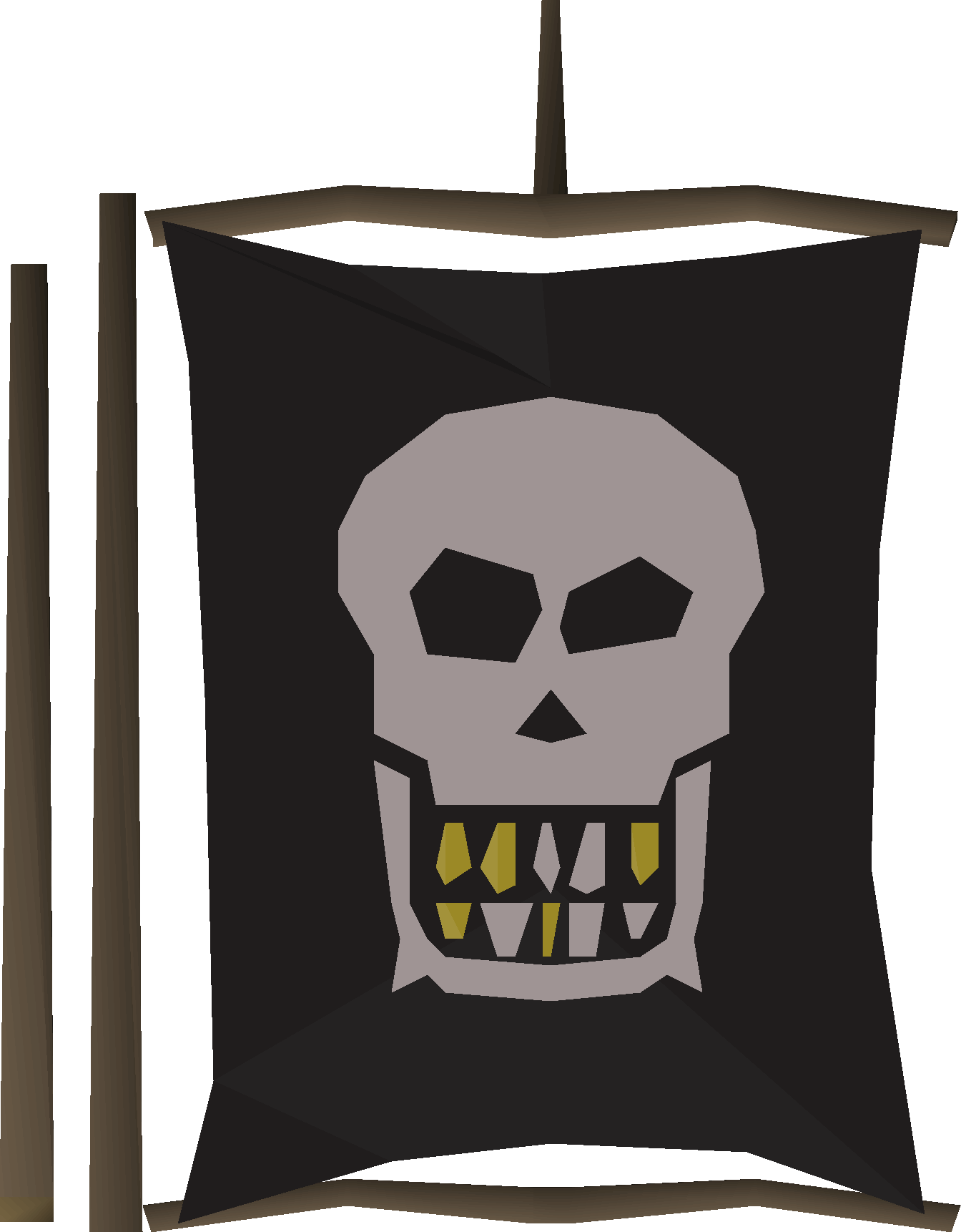 Gilded smile flag